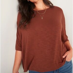 Women's root beer color Top. XL OLDNAVY